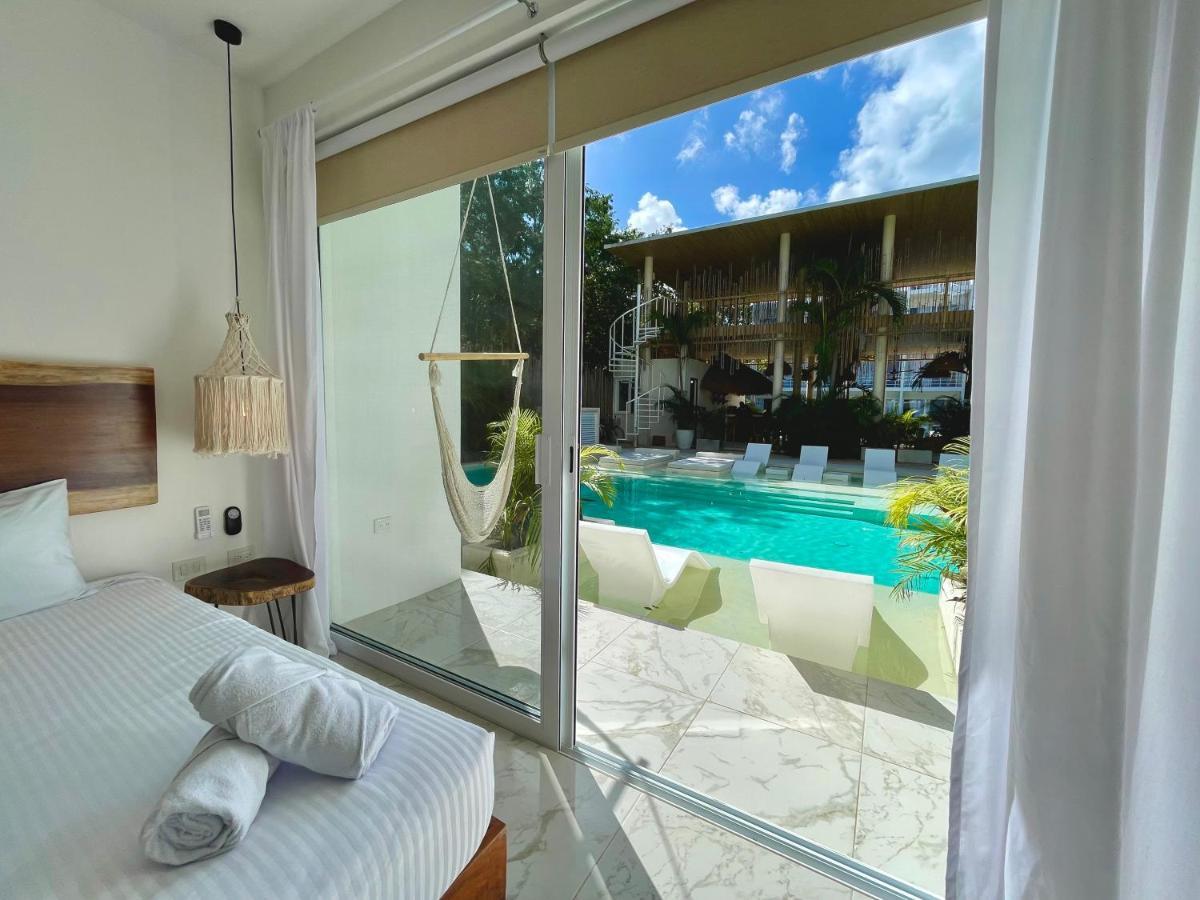 Beautiful Swim-Up Studio With Private Terrace, Pool And Jungle Gym تولوم المظهر الخارجي الصورة