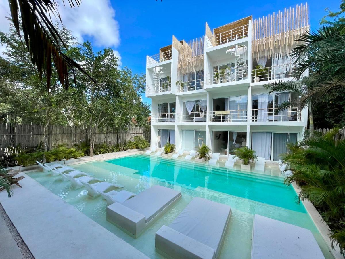 Beautiful Swim-Up Studio With Private Terrace, Pool And Jungle Gym تولوم المظهر الخارجي الصورة