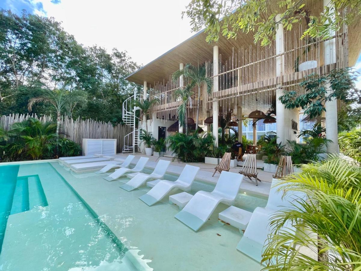 Beautiful Swim-Up Studio With Private Terrace, Pool And Jungle Gym تولوم المظهر الخارجي الصورة