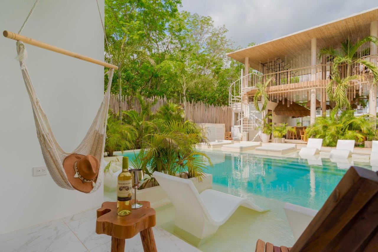Beautiful Swim-Up Studio With Private Terrace, Pool And Jungle Gym تولوم المظهر الخارجي الصورة