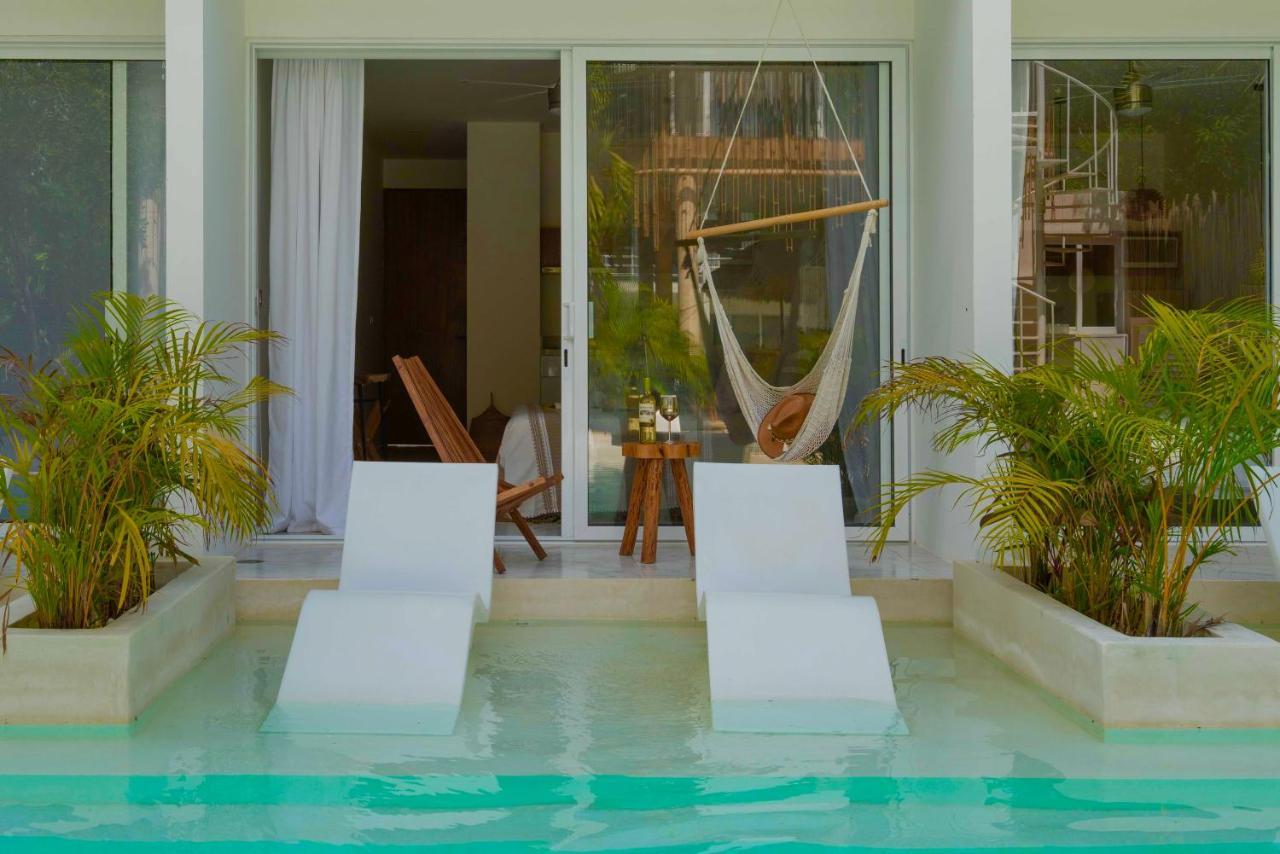 Beautiful Swim-Up Studio With Private Terrace, Pool And Jungle Gym تولوم المظهر الخارجي الصورة